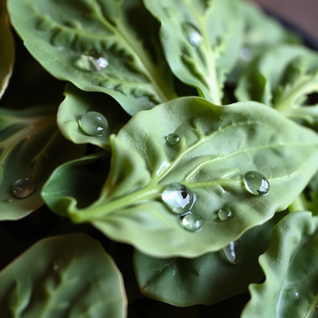 Frische Blattgrünstrukturen